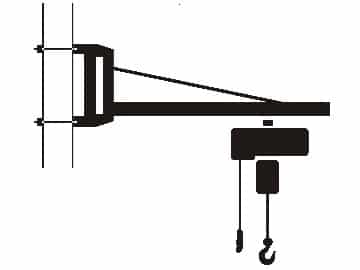gru a bandiera a mensola - attollo gru a bandiera a mensola - attollo