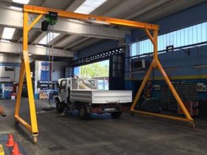 gru a portale 3000 kg, 5 metri - attollo
