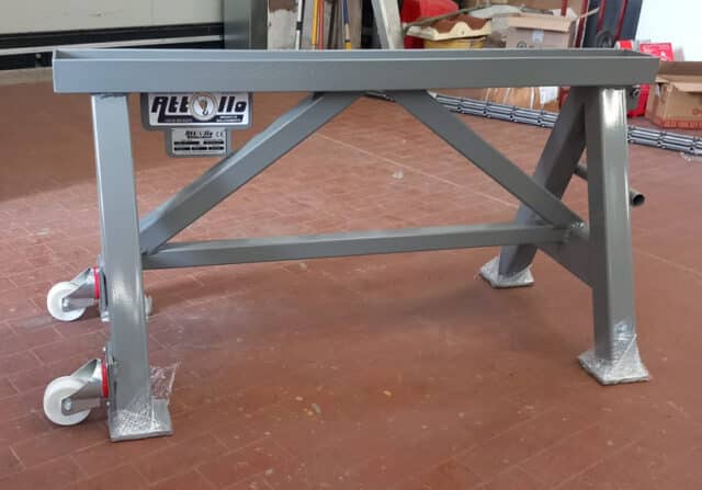 cavalletto certificato con rotelle