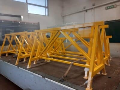 produzione di cavalletti in acciao industriali certificati - attollo