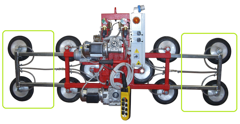 ventosa per vetro 800-400kg - attollo